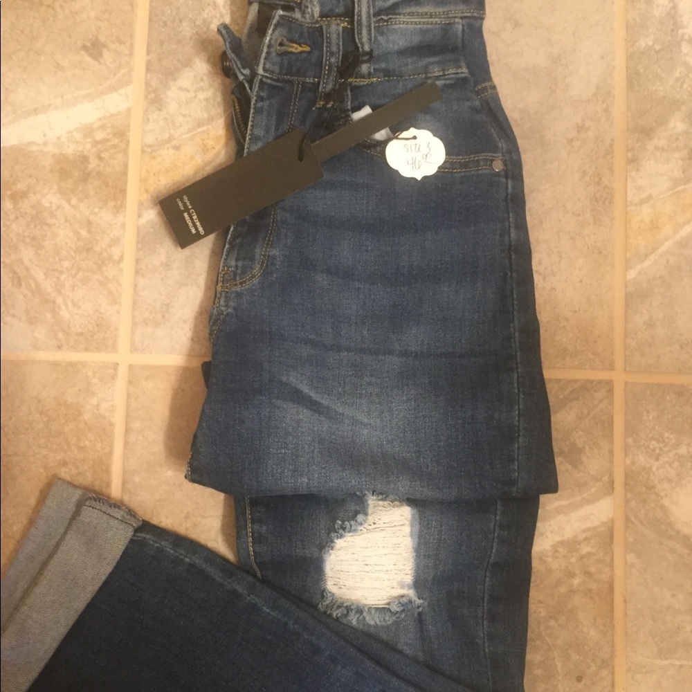 C’est Toi cuffed ankle jeans